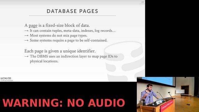03 - Database Storage I (CMU Intro to Database Systems / Fall 2021) смотреть онлайн