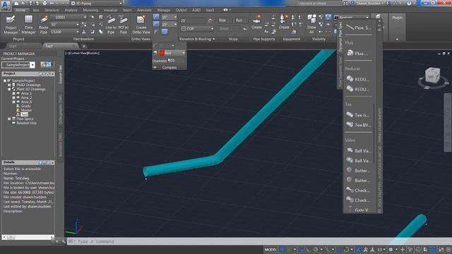 AutoCAD Plant 3D Working with the Compass смотреть онлайн