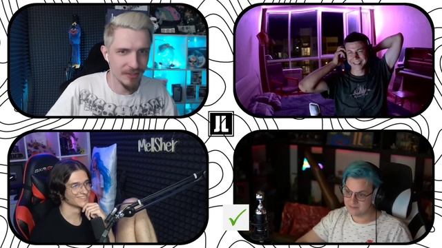 ПОДКАСТ - 5opka, JackLooney, Leonid_Ebanid, MellSher