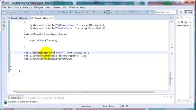 Java - JTable ve Mysql 2 - Ders 42 смотреть онлайн