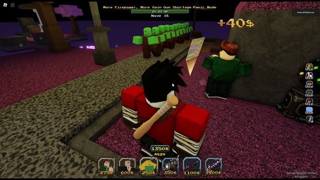 Roblox Pixel Gun Tower Defense - Grinding cash method смотреть онлайн