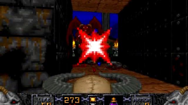 Lets Play Heretic: Shadow of the Serpent Riders co-op part 43 - Collonade смотреть онлайн