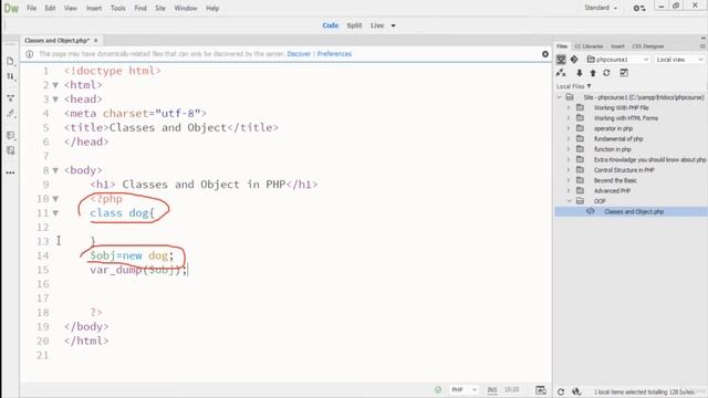 10. PHP Create Classes and Object Together | Learn Complete Web Development Course Using PHP/MySQL смотреть онлайн