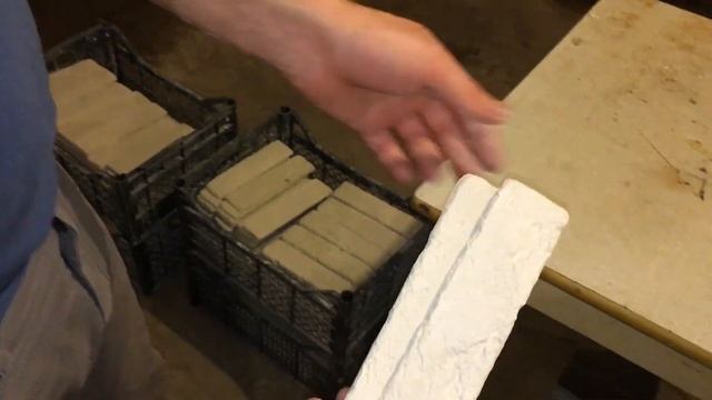 Декоративный камень, производство камня, сушка. Изготовление, сушка декоративного камня. смотреть онлайн