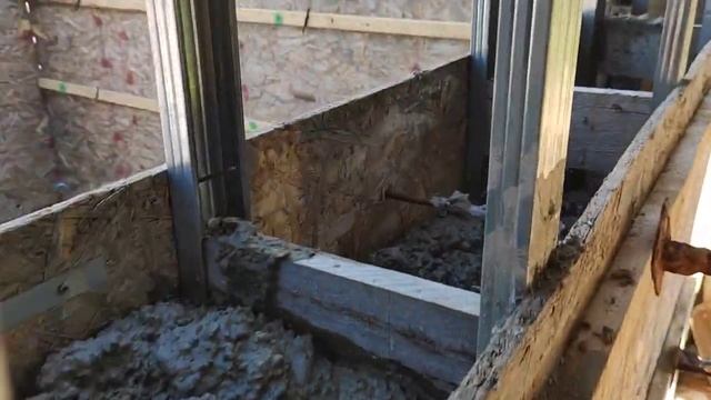 заливка стен пенополистиролбетон смотреть онлайн