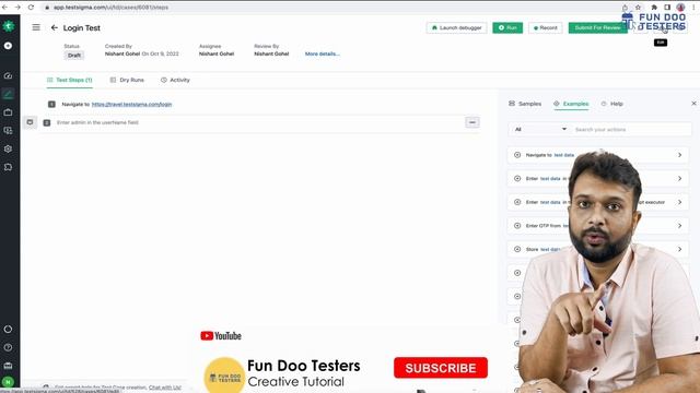 #3 - Testsigma Tutorial | First Automation Testcase With TestSigma | No Code Automation