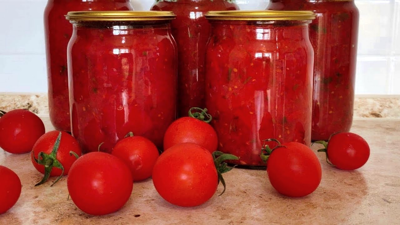 ЛЕЧО НА ЗИМУ🍅С ПЕРЦЕМ СВЕКЛОЙ И ЛУКОМ -ОЧЕНЬ ВКУСНО!⭐Ольгины Рецепты. смотреть онлайн