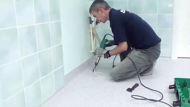 Линолеум с заводом на стену. смотреть онлайн