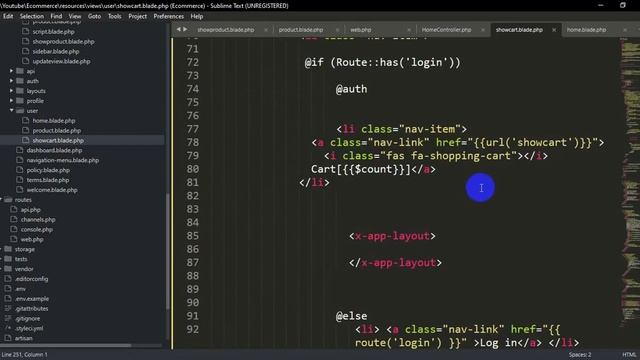 #10 How To Show Product In Cart In Laravel 9 | Laravel E-commerce Project Tutorial For Beginners смотреть онлайн