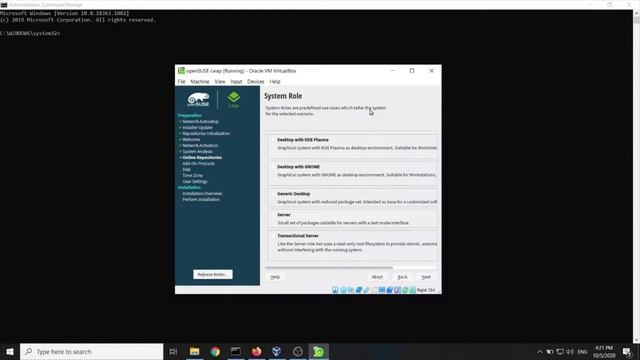 OpenSUSE Leap 15.2 - Installation in VirtualBox смотреть онлайн