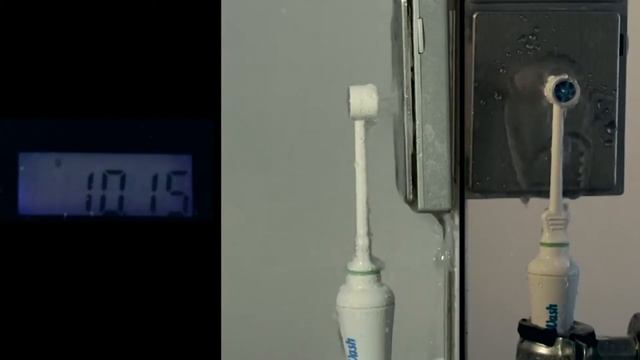 Испытание насадок Ирригатора SoWash на давление смотреть онлайн