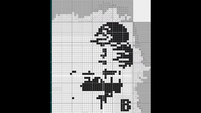 Японский кроссворд - Ворона (Nonogram - Crow) [★★★★★] смотреть онлайн