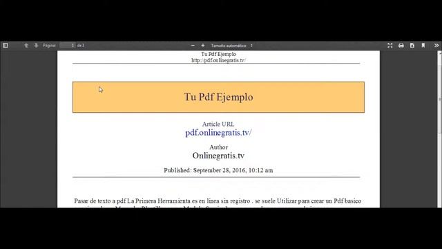 Convertir texto a pdf Online gratis смотреть онлайн