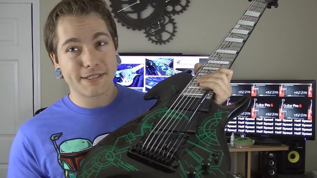 Lucas Mann Signature Model Guitar LM Kronos by Etherial Guitars смотреть онлайн