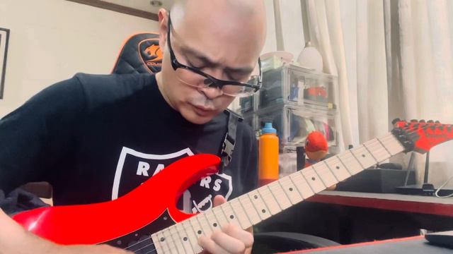 Over The Mountain Rhoads' guitar solo cover - Ibanez RG550 Genesis Perpetual Burn Bridge Pickup смотреть онлайн