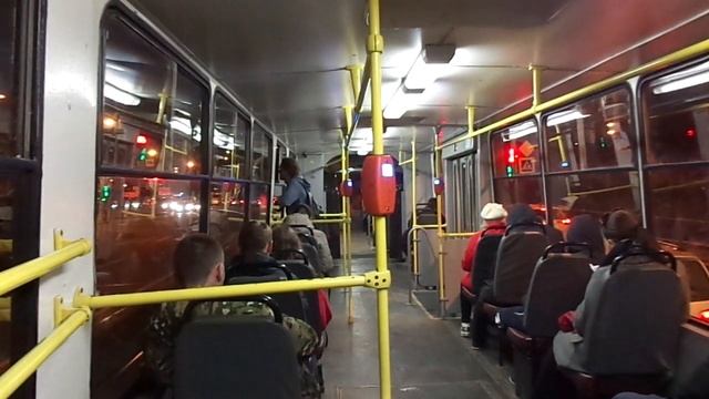 Трамвай Санкт-Петербурга 8-784: ЛВС-86К б.5099 по №55 (15.10.18) смотреть онлайн