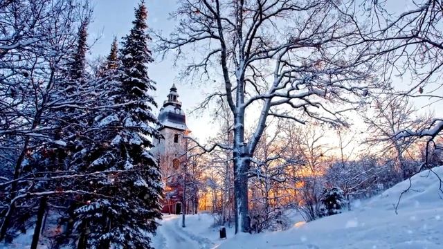 Слайдшоу на песню "А снег идет" смотреть онлайн