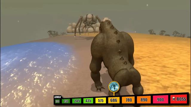 Titanus Behemoth vs All Titan Monsters Level Challenge | SPORE смотреть онлайн