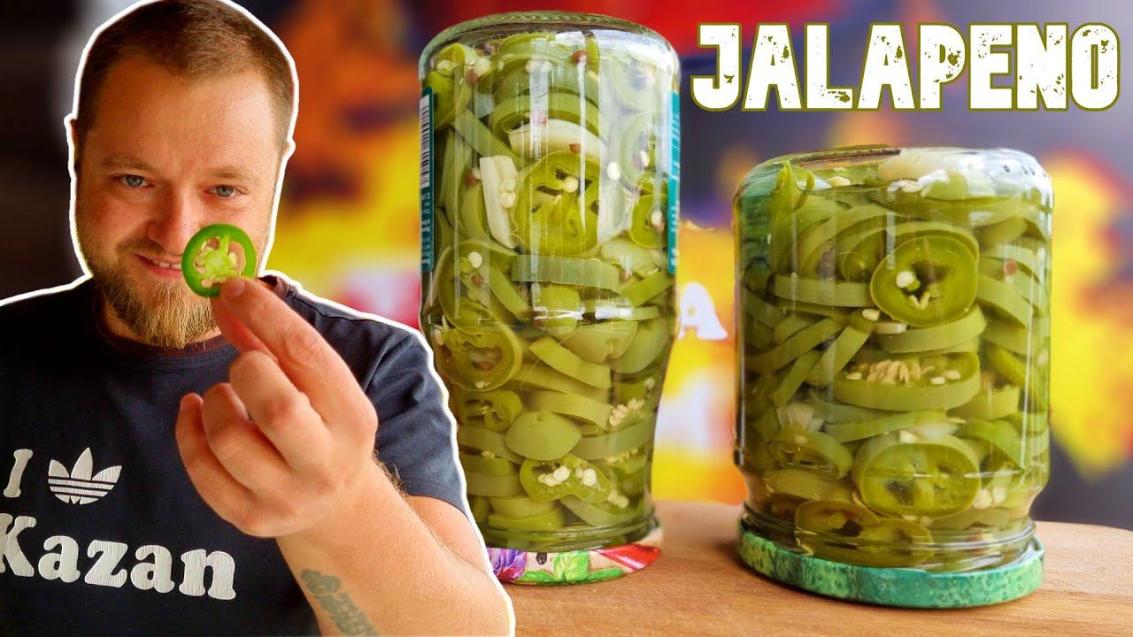 Маринованный перец ХАЛАПЕНЬО на зиму смотреть онлайн