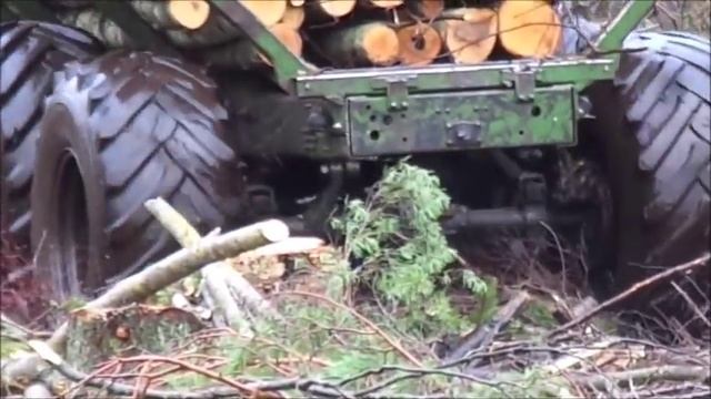 МТЗ- трактор с прицепом ЗИЛ-157 cоздан для лесного хозяйства. смотреть онлайн