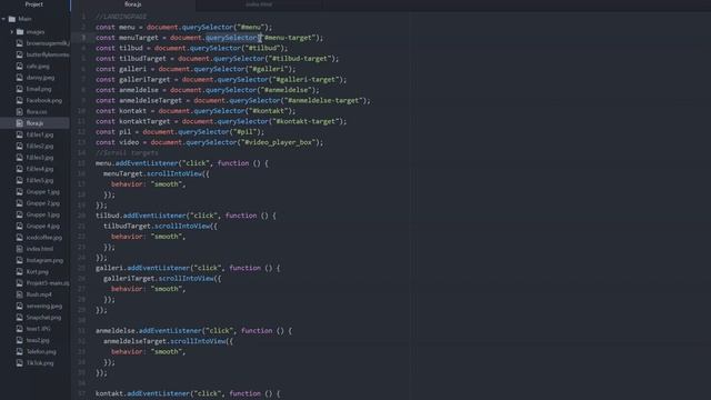 JS method for ScrollIntoView смотреть онлайн