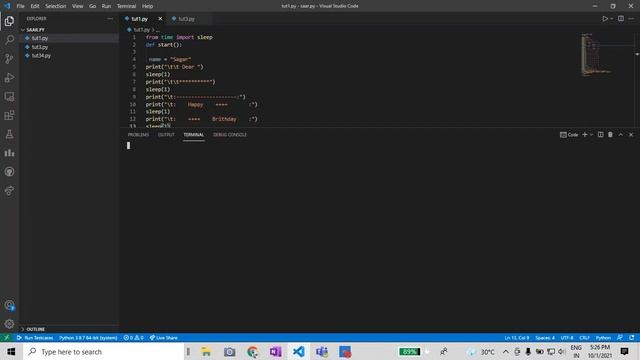 Birthday wishes code in python смотреть онлайн