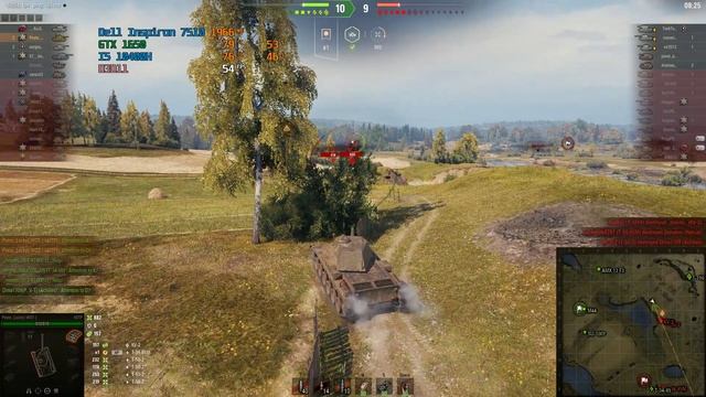 WOT Test - Dell Inspiron 15 7510/i5-10400H/GTX 1650/16GB RAM смотреть онлайн