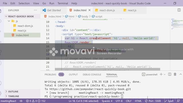 React Quickly Book meeting React смотреть онлайн