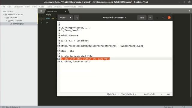 08 PHP Web Development 07 PHP Syntax смотреть онлайн