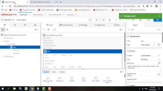 How to summation a column in oracle apex classic report смотреть онлайн