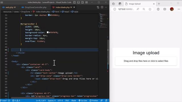 Laravel DropZone смотреть онлайн