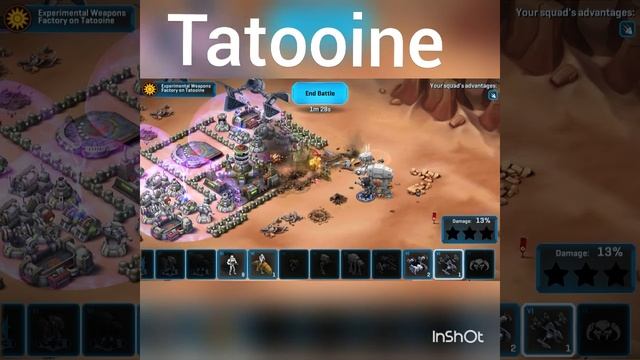 Starwars Commander squad wars how to take a lvl 8 Tatooine Outpost смотреть онлайн