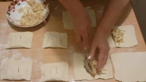 Выпечка из слоеного дрожжевого теста по домашнему