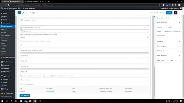 How To Show Ticket Details On Event Details Page смотреть онлайн