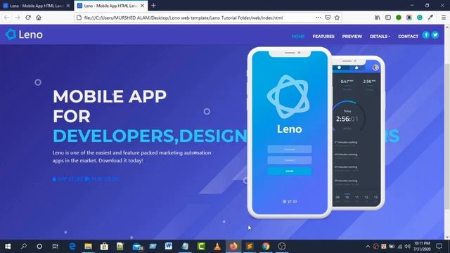 Design Mobile App Template With Bootstrap 4 Header Section Styling Part 6 смотреть онлайн