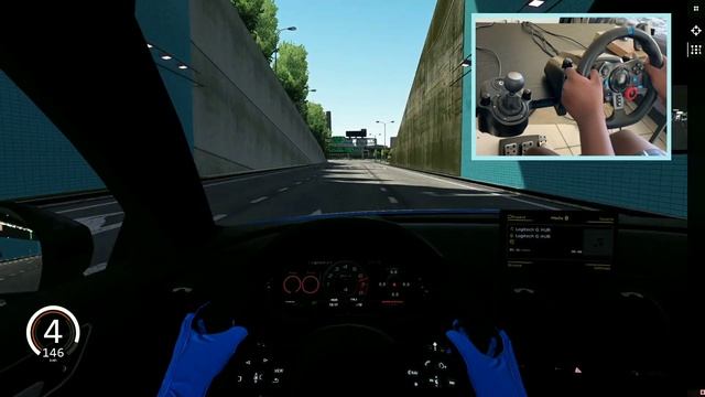 Audi RS3 Sedan - Asseto corsa | Logitech G29 gameplay смотреть онлайн