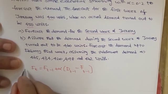 Demand Forecasting-Exponential smoothing Method-Prof.A.Mahamani смотреть онлайн