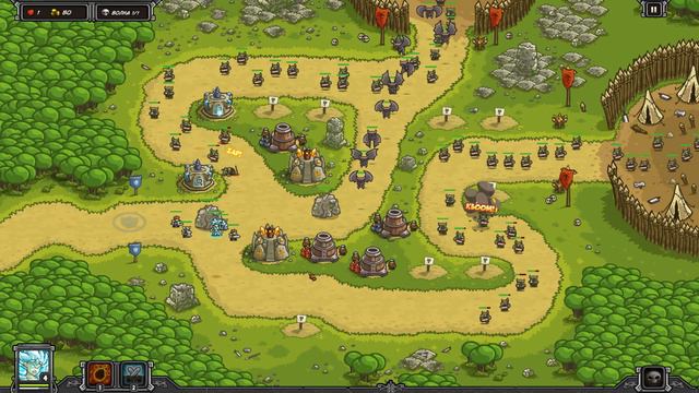 Kingdom Rush [1440*60] / Кампания - Железное 13 Уровень / Cложность Ветеран / 100% Прохождение смотреть онлайн