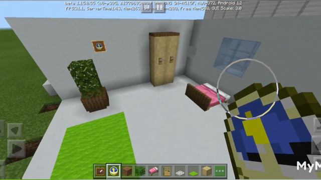 😀как сделать спальню в мвйнкрафте без модов. 😀how to make a bedroom in minecraft without mods смотреть онлайн