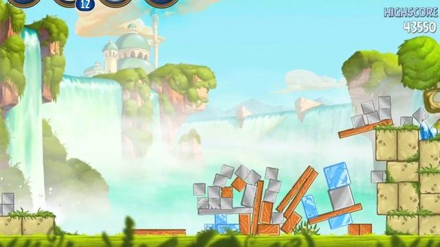 Angry Birds Star Wars 2 Level B1-5 Naboo Invasion 3 star Walkthrough смотреть онлайн