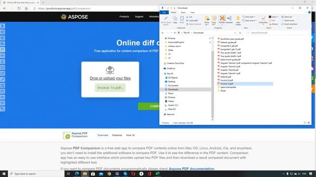 How to compare two PDF documents смотреть онлайн