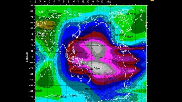 Global Ionospheric foF2 Map October 19 ~ 25, 2012 смотреть онлайн