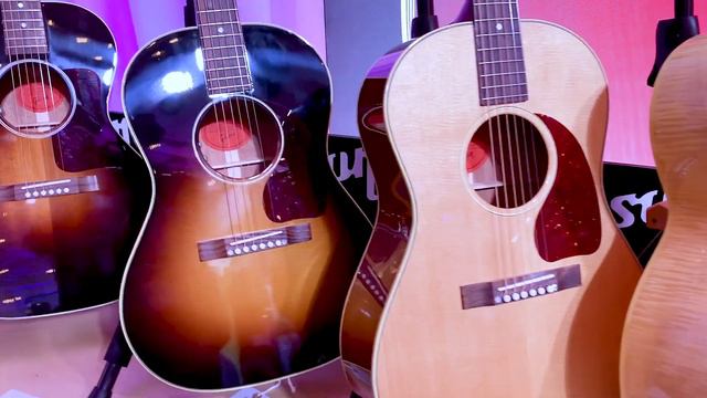 Gibson Booth Visit - New Acoustic Guitars at Winter NAMM 2020 смотреть онлайн
