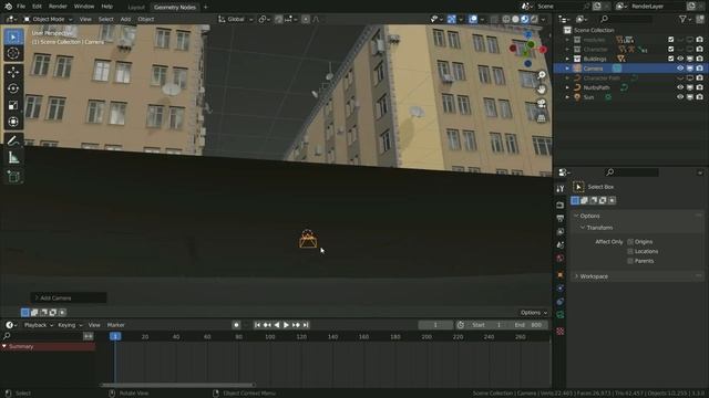 Blender 3.3 Camera Controls And Animation Tutorial смотреть онлайн