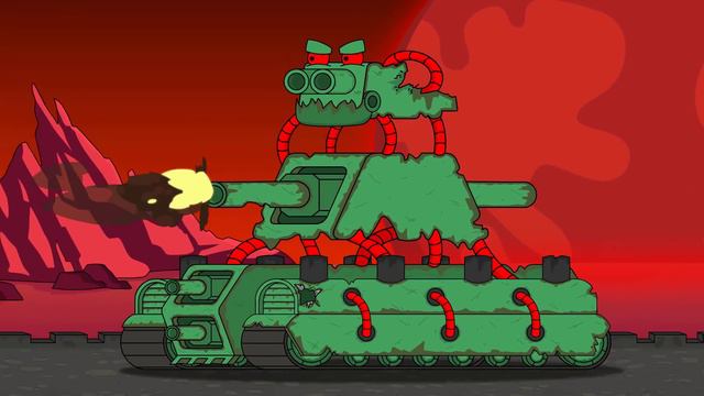 Монстр КВ-44 против КВ-44 -Гладиаторские бои - Мультики про танки смотреть онлайн