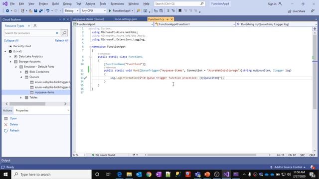 24. Queue Trigger for Azure Functions смотреть онлайн