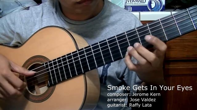 Smoke Gets In Your Eyes (Jerome Kern) | RAFFY LATA | Classical Guitar смотреть онлайн