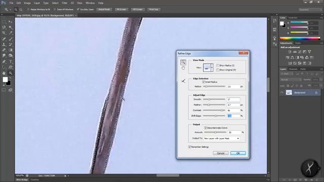 How to Use the Refine Edges in Photoshop - Tamil смотреть онлайн