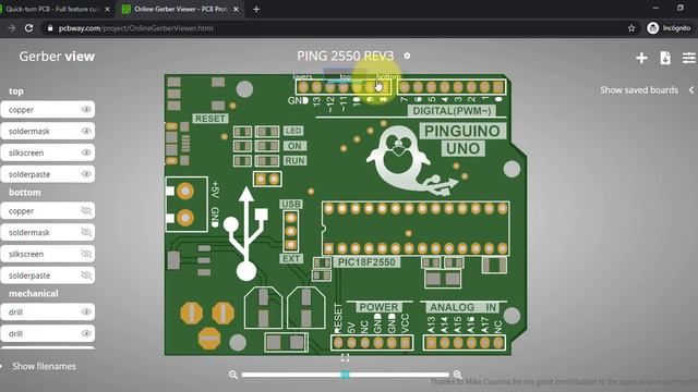 PCBWay - Gerber Viewer смотреть онлайн