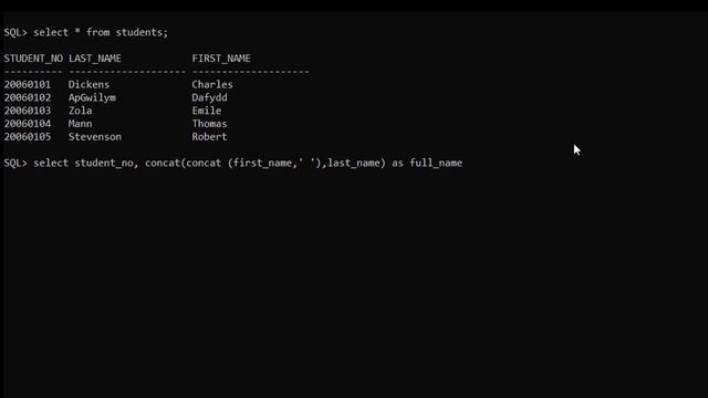SQL CONCAT () Function | SQL tutorial for beginners смотреть онлайн